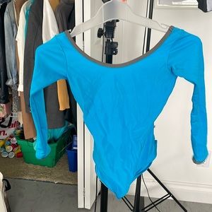 custom 3/4 sleeve yumiko leotard
